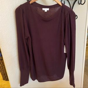 14th & Union Boatneck Ribbed Knit Sweater